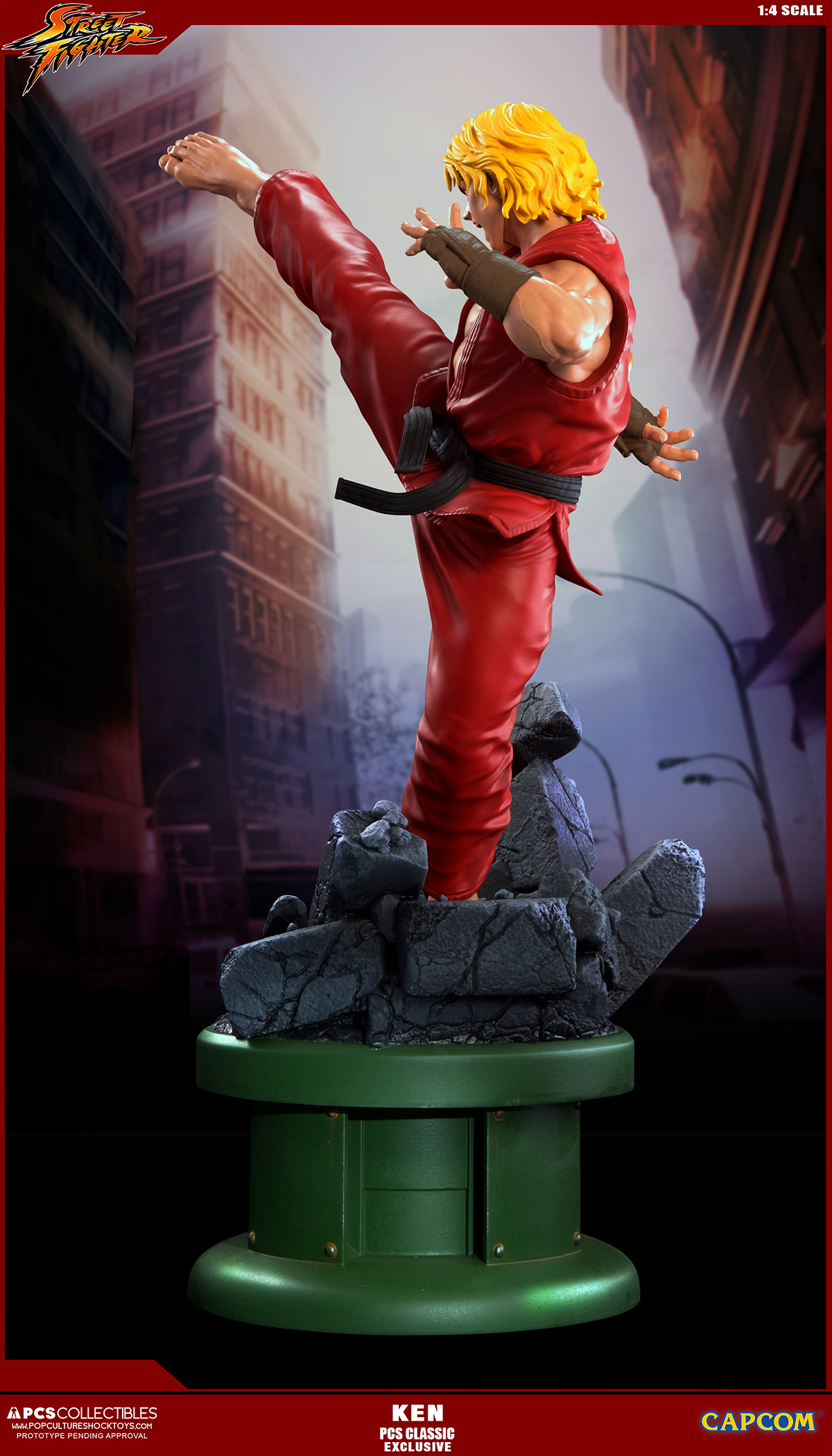 Street Fighter II - Street Fighter Zero - Ken Masters - Street Fighter Ultra - 1/4 - PCS Exclusive, Classic (Premium Collectibles Studio) photo 8