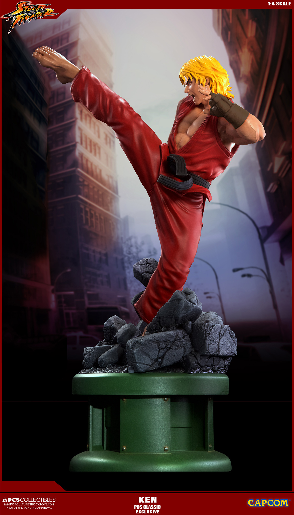 Street Fighter II - Street Fighter Zero - Ken Masters - Street Fighter Ultra - 1/4 - PCS Exclusive, Classic (Premium Collectibles Studio) photo 9