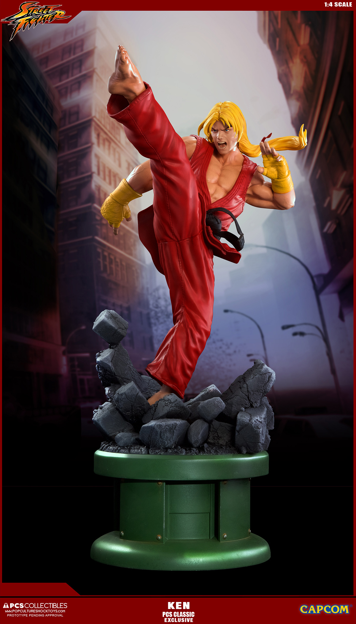 Street Fighter II - Street Fighter Zero - Ken Masters - Street Fighter Ultra - 1/4 - PCS Exclusive, Classic (Premium Collectibles Studio) photo 10