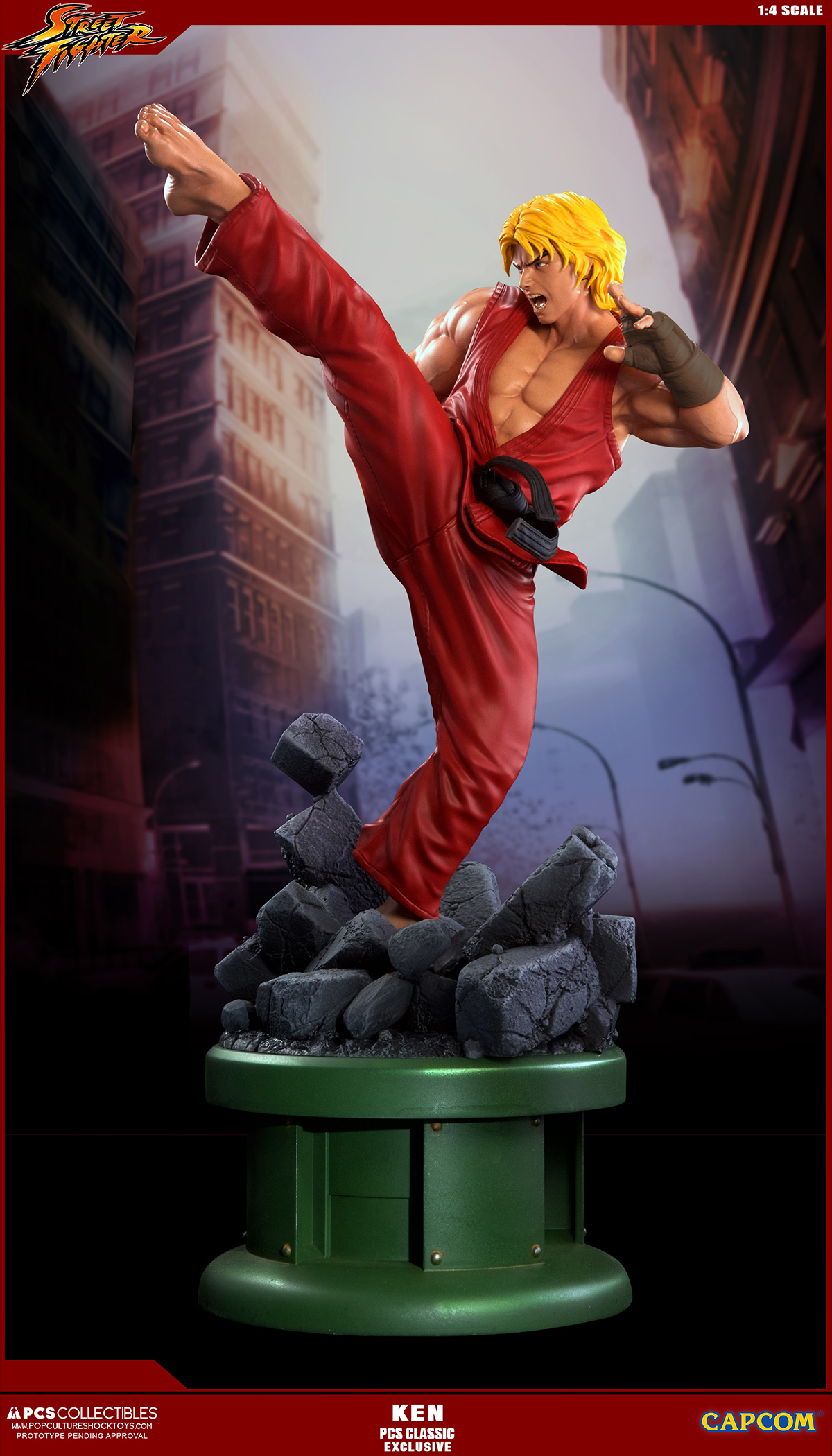 Street Fighter II - Street Fighter Zero - Ken Masters - Street Fighter Ultra - 1/4 - PCS Exclusive, Classic (Premium Collectibles Studio) photo 11