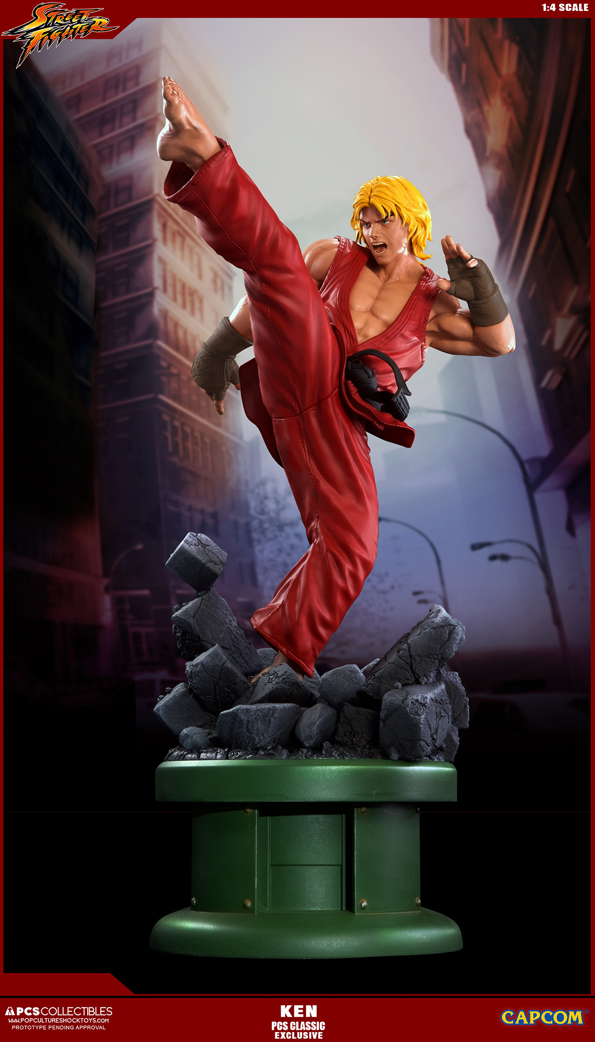 Street Fighter II - Street Fighter Zero - Ken Masters - Street Fighter Ultra - 1/4 - PCS Exclusive, Classic (Premium Collectibles Studio) photo 12