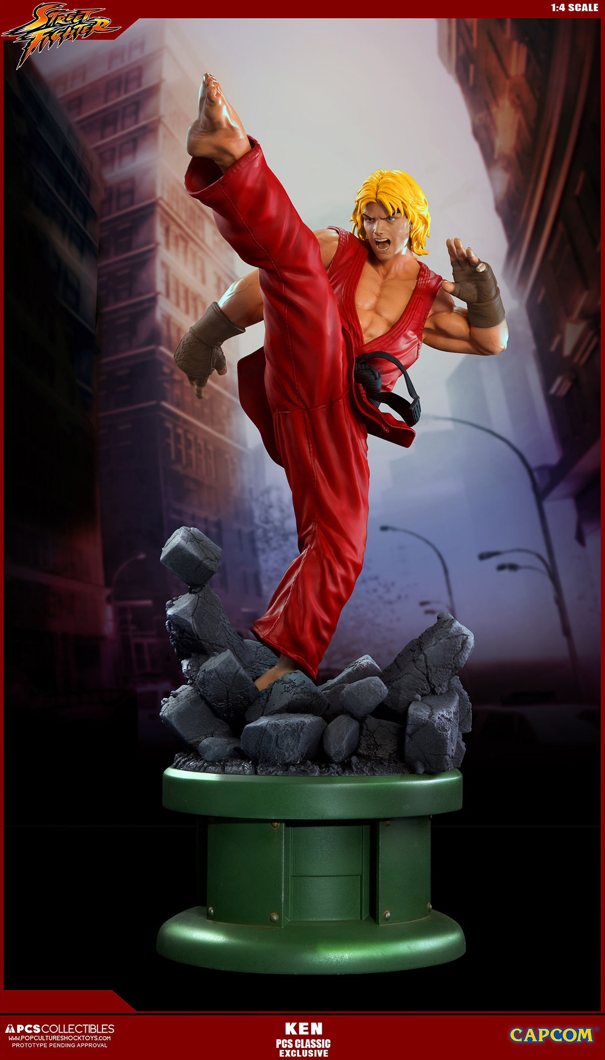 Street Fighter II - Street Fighter Zero - Ken Masters - Street Fighter Ultra - 1/4 - PCS Exclusive, Classic (Premium Collectibles Studio) photo 13