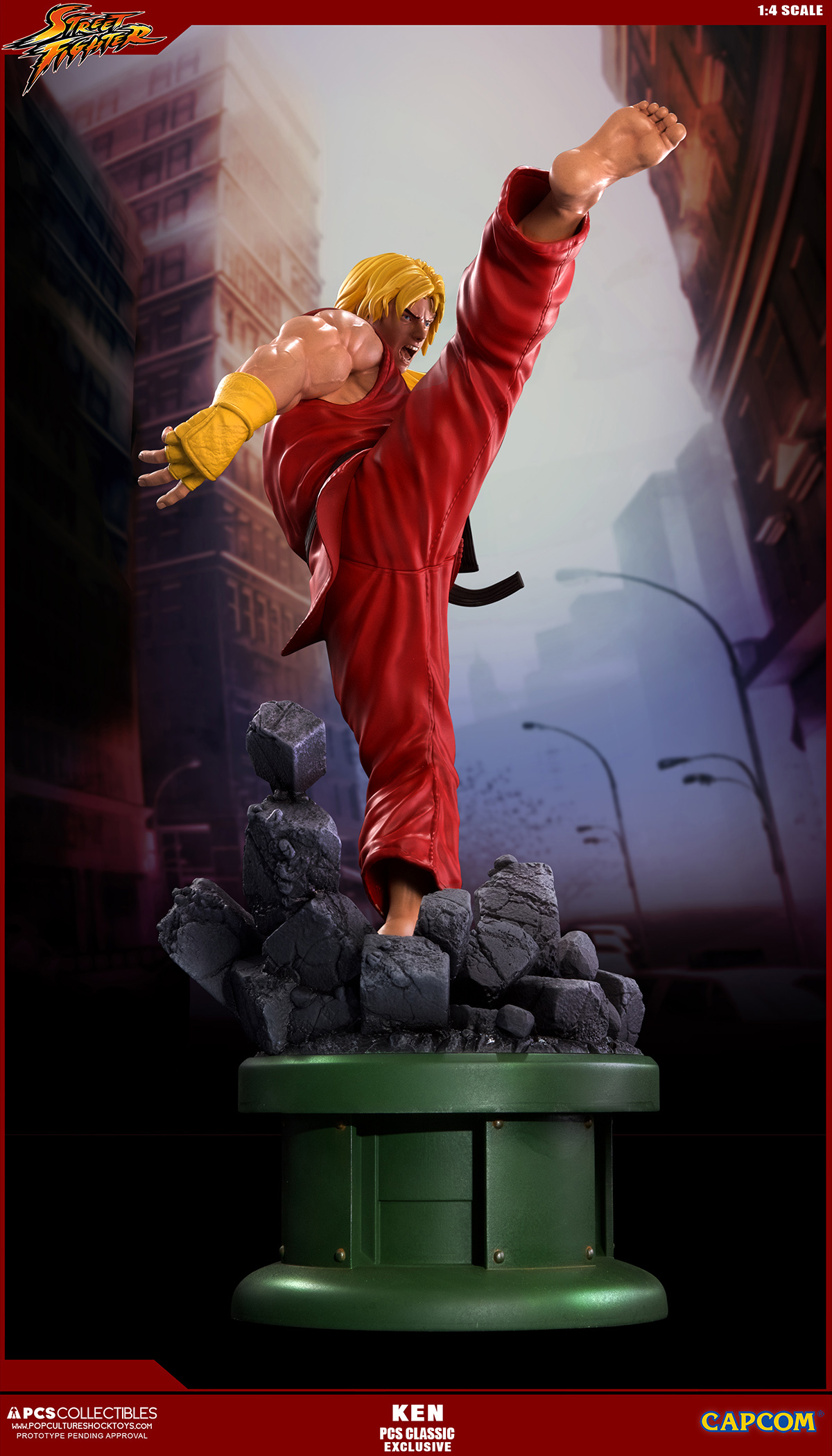 Street Fighter II - Street Fighter Zero - Ken Masters - Street Fighter Ultra - 1/4 - PCS Exclusive, Classic (Premium Collectibles Studio) photo 14