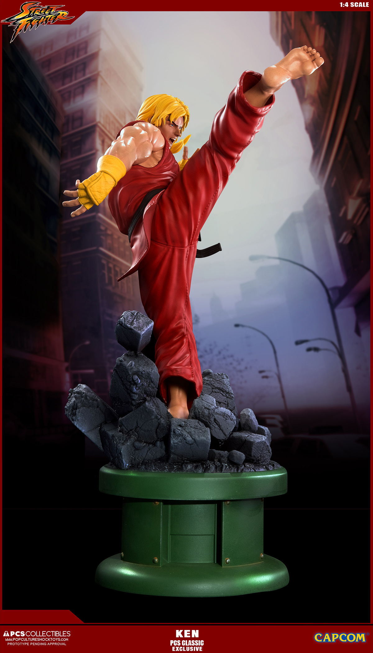 Street Fighter II - Street Fighter Zero - Ken Masters - Street Fighter Ultra - 1/4 - PCS Exclusive, Classic (Premium Collectibles Studio) photo 15
