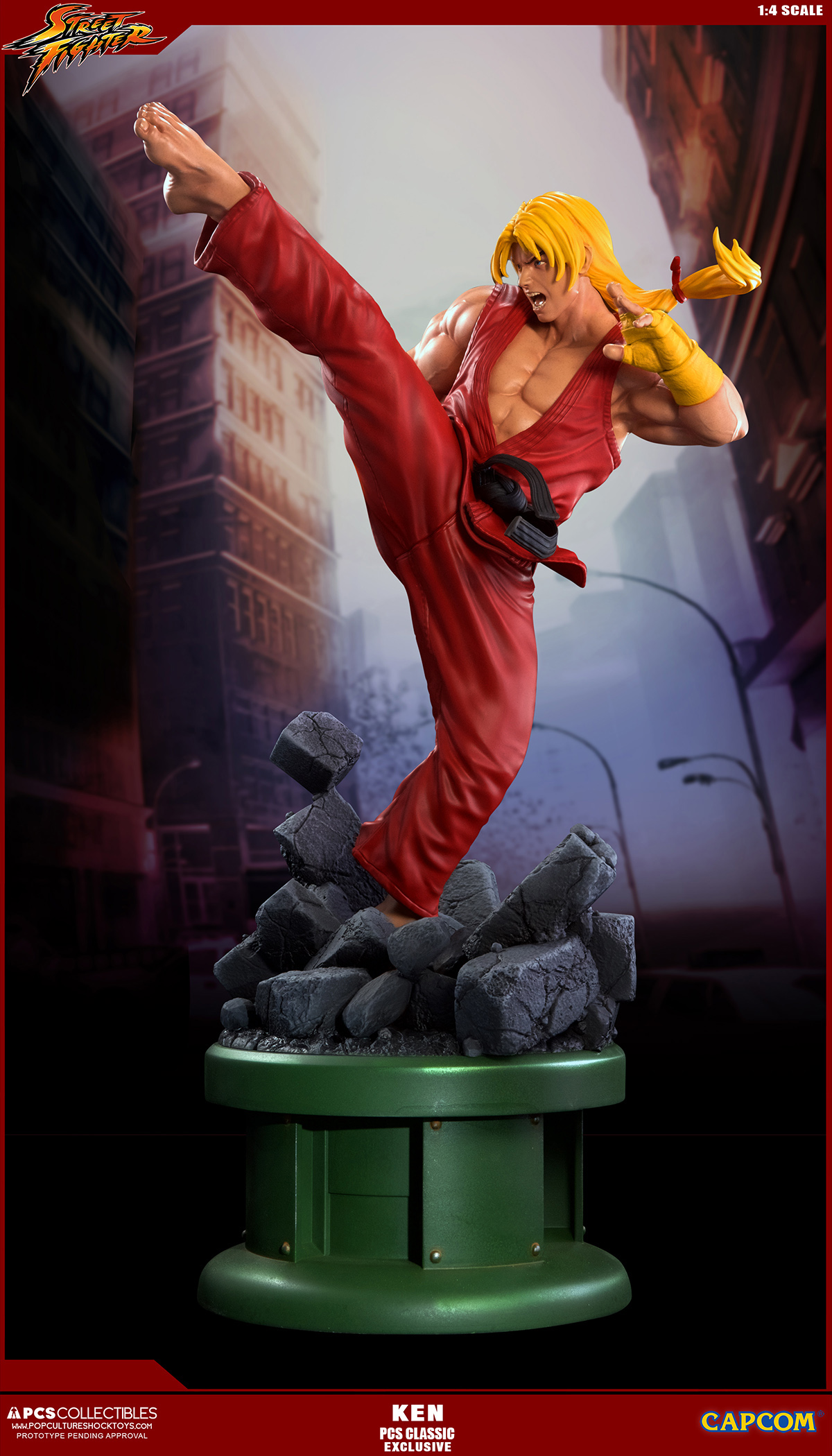 Street Fighter II - Street Fighter Zero - Ken Masters - Street Fighter Ultra - 1/4 - PCS Exclusive, Classic (Premium Collectibles Studio) photo 16