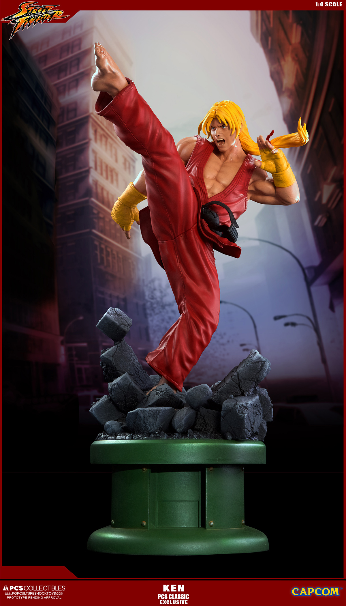 Street Fighter II - Street Fighter Zero - Ken Masters - Street Fighter Ultra - 1/4 - PCS Exclusive, Classic (Premium Collectibles Studio) photo 17