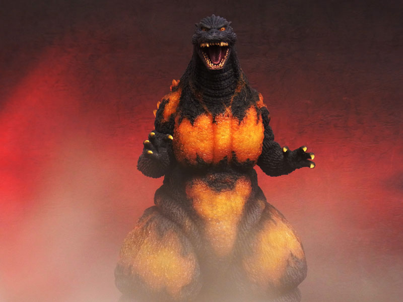 Gojira vs. Destoroyah - Burning Gojira - Toho 30cm Series (X-Plus) photo 2