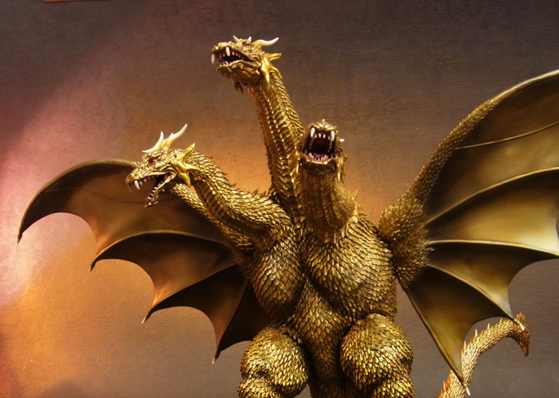 Gojira, Mothra, King Ghidorah Daikaijuu Soukougeki - King Ghidorah - Toho Daikaiju Series - 2001 Edition (X-Plus) photo 4