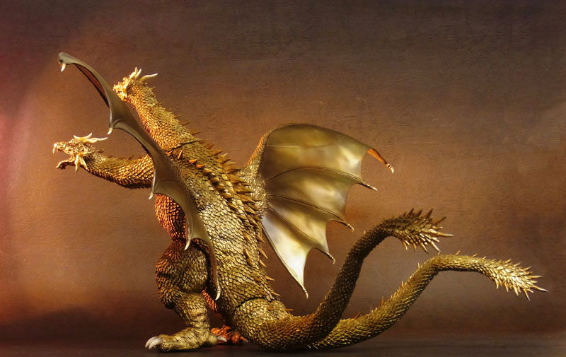 Gojira, Mothra, King Ghidorah Daikaijuu Soukougeki - King Ghidorah - Toho Daikaiju Series - 2001 Edition (X-Plus) photo 5