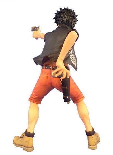 One Piece - Monkey D. Luffy - Door Painting Collection Figure - 1/7 - The Three Musketeers Ver. (Plex)