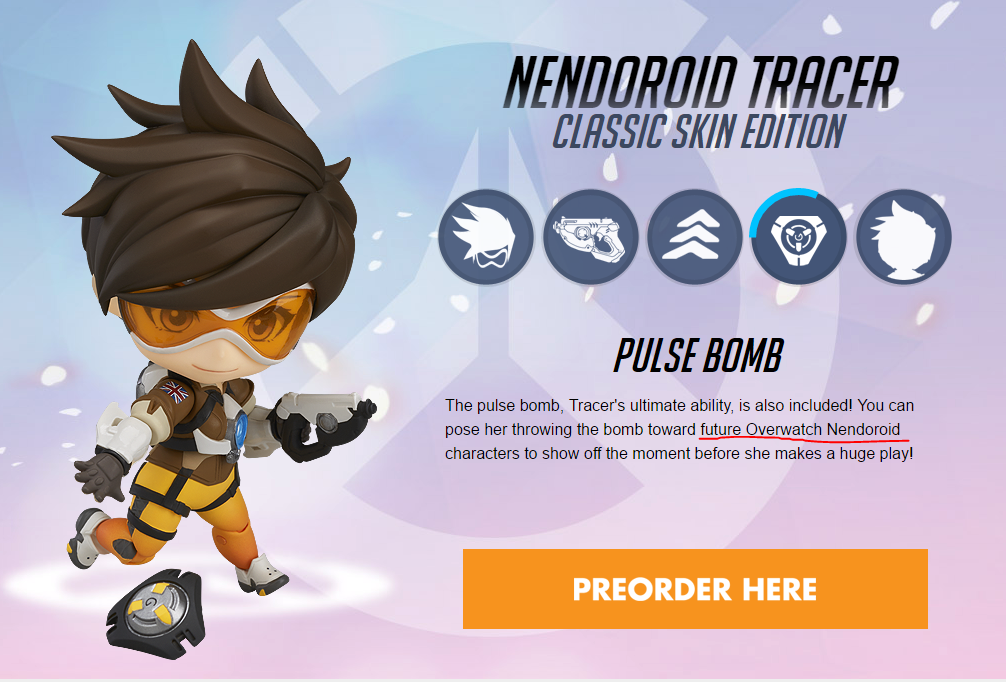Overwatch - Tracer - Nendoroid (#730) - Classic Skin Edition (Good Smile Company) photo 11