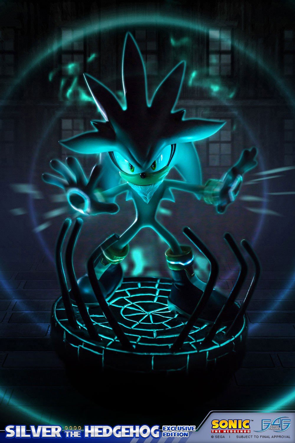 Sonic the Hedgehog - Silver the Hedgehog - Sonic the Hedgehog Modern - Exclusive Edition (First 4 Figures)
