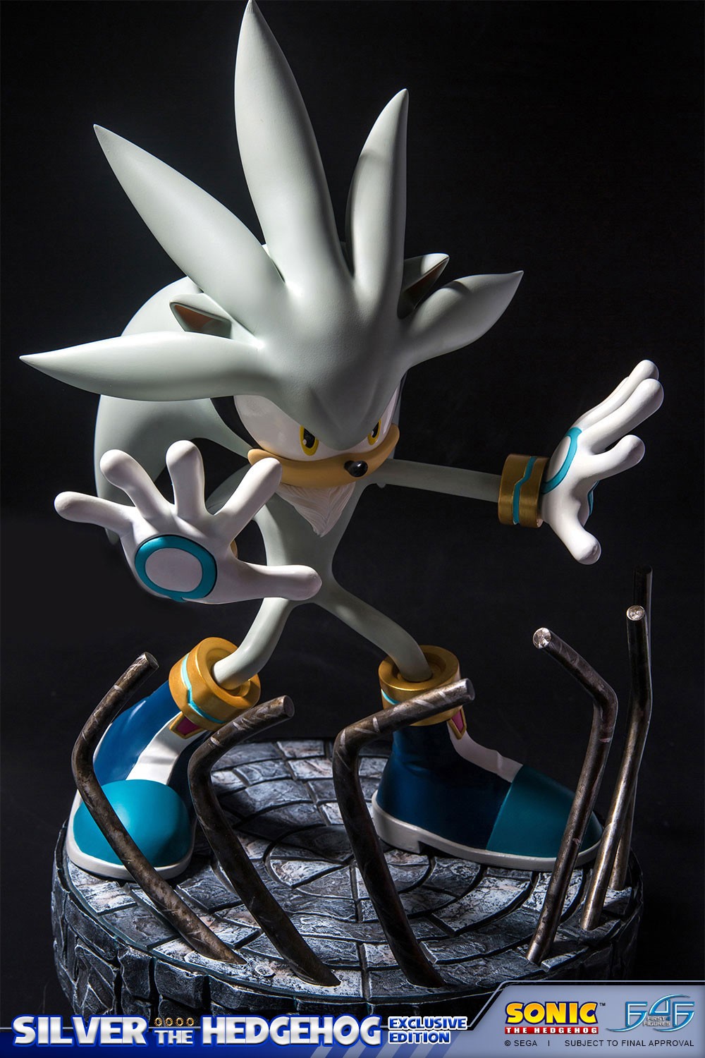 Sonic the Hedgehog - Silver the Hedgehog - Sonic the Hedgehog Modern - Exclusive Edition (First 4 Figures) photo 3