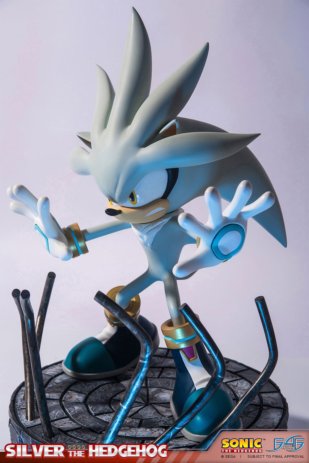 Sonic the Hedgehog - Silver the Hedgehog - Sonic the Hedgehog Modern - Exclusive Edition (First 4 Figures) photo 4