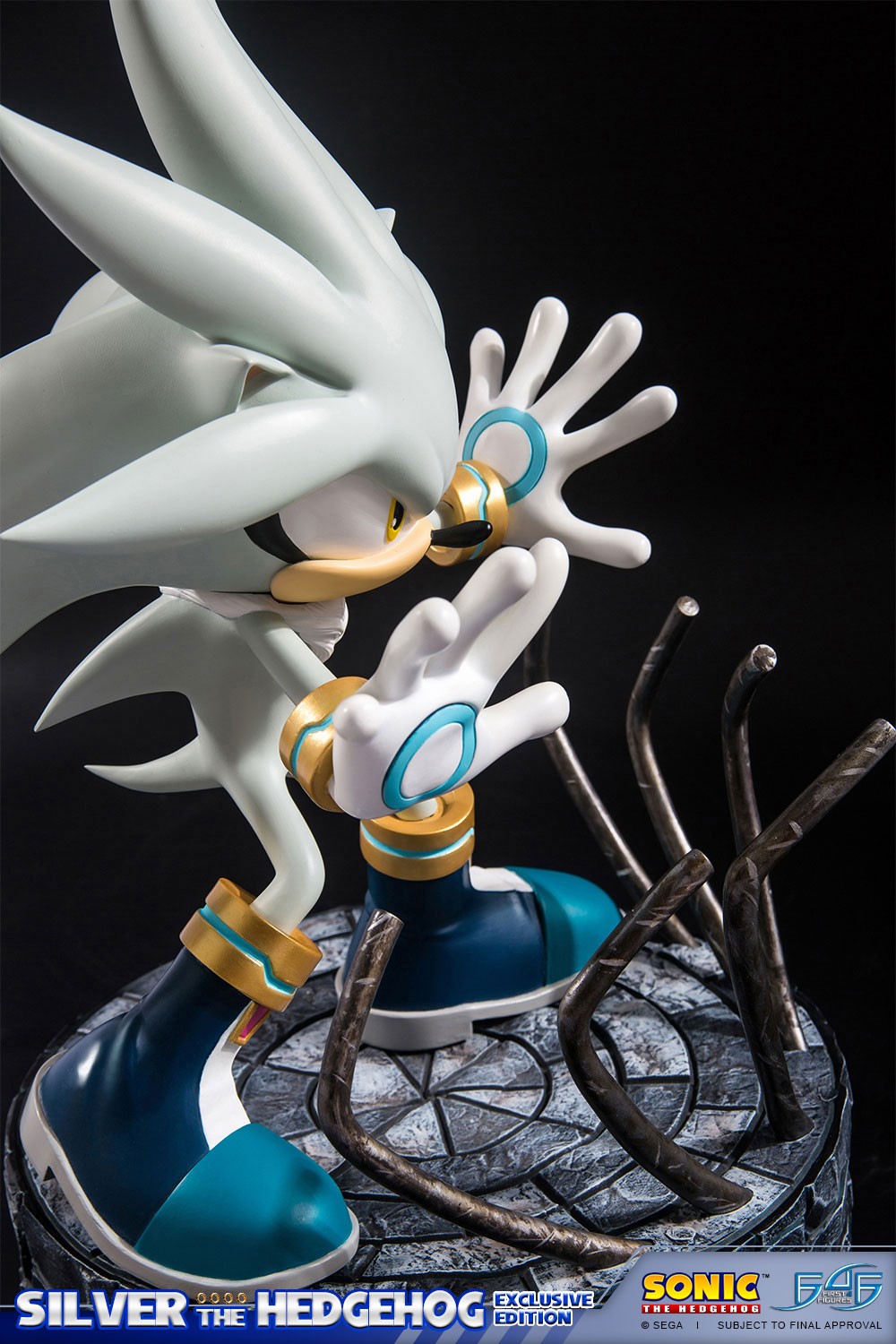 Sonic the Hedgehog - Silver the Hedgehog - Sonic the Hedgehog Modern - Exclusive Edition (First 4 Figures) photo 7