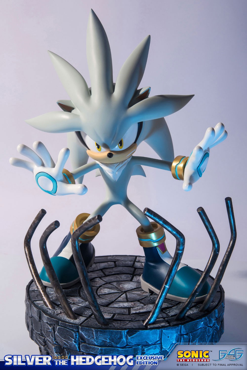 Sonic the Hedgehog - Silver the Hedgehog - Sonic the Hedgehog Modern - Exclusive Edition (First 4 Figures) photo 15