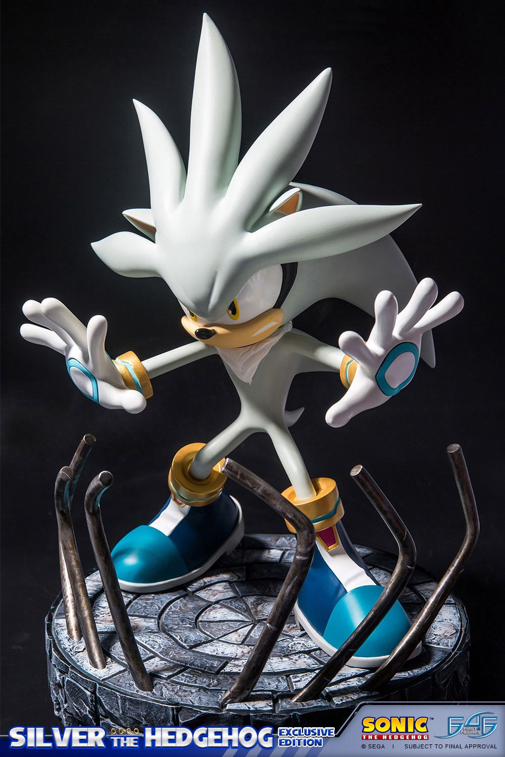 Sonic the Hedgehog - Silver the Hedgehog - Sonic the Hedgehog Modern - Exclusive Edition (First 4 Figures) photo 16