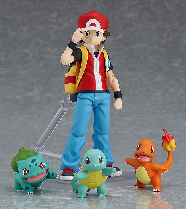 Pocket Monsters - Fushigidane - Hitokage - Pikachu - Red - Zenigame - Figma  (#356) (Good Smile Company, Max Factory) photo 3