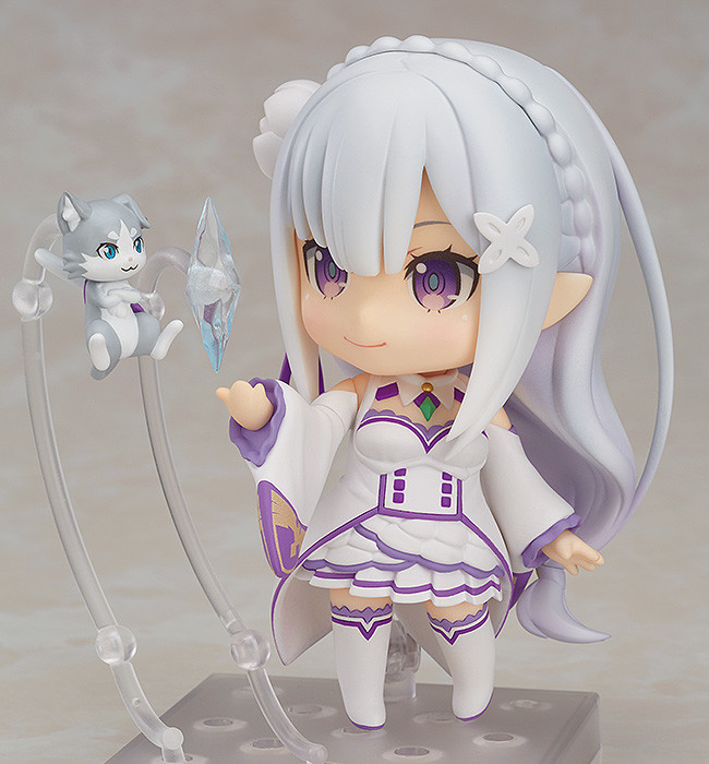 Re:Zero kara Hajimeru Isekai Seikatsu - Emilia - Puck - Nendoroid  (#751) (Good Smile Company) photo 9