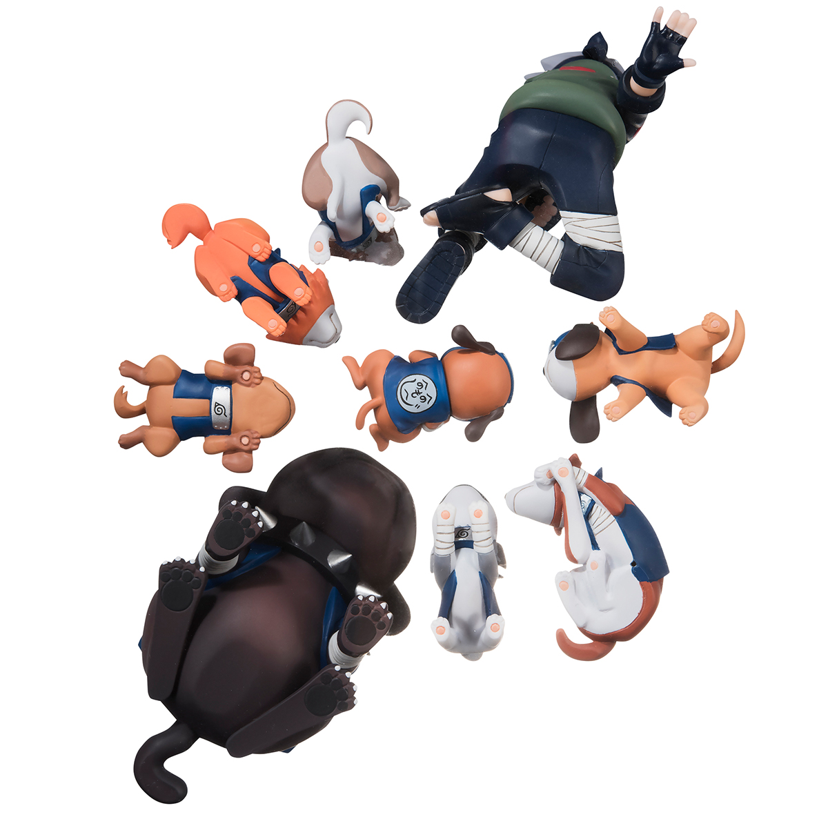 Naruto Shippuuden - Akino - Bisuke - Bull - Guruko - Hatake Kakashi - Pakkun - Shiba - Urushi - Uuhei - to Shinobi Inutachi (MegaHouse) photo 2