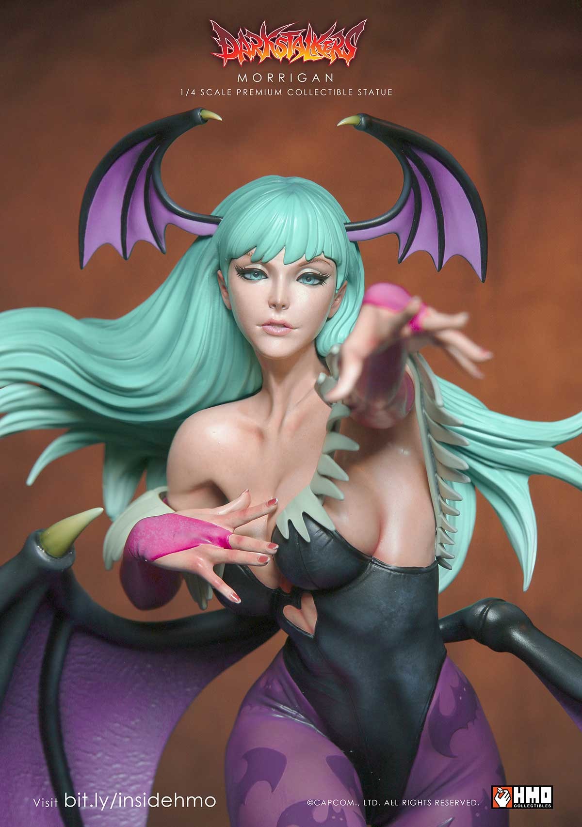 Vampire Resurrection - Morrigan Aensland - Gaming Legends - 1/4 (Hand Made Object)
