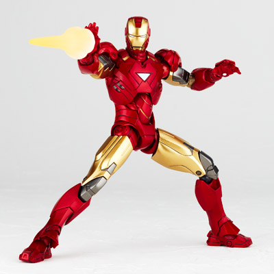 Iron Man - Iron Man Mark VI - Legacy of Revoltech  (LR-040) - Revoltech - Revoltech SFX  (024) (Kaiyodo) photo 9