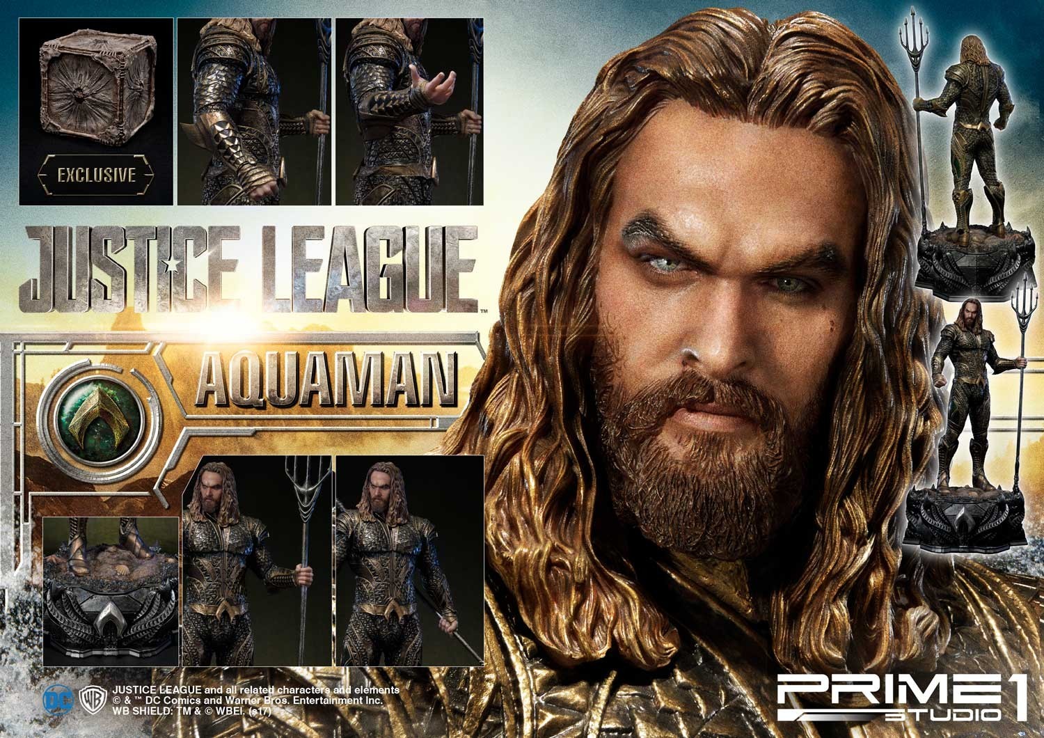 Justice League - Aquaman - Museum Masterline Series (MMJL-02) - 1/3 (Prime 1 Studio)