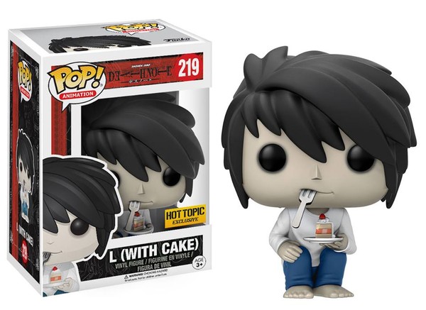 Death Note - L - POP! Animation  (219) - POP! Vinyl - With Cake (Funko Toys)