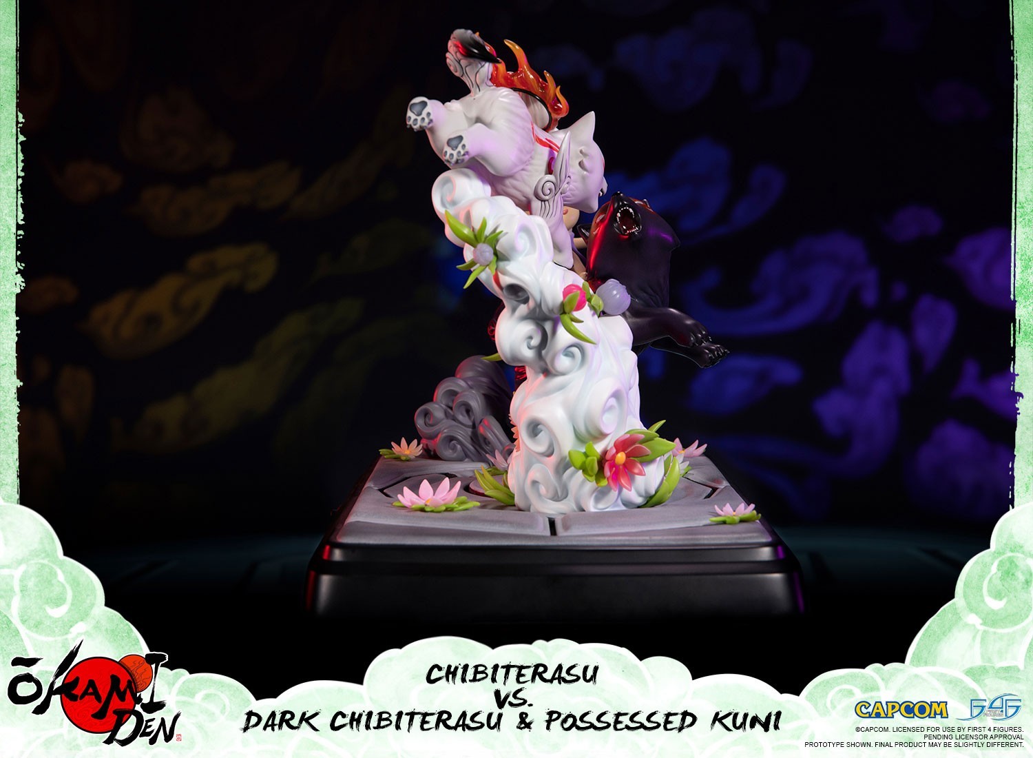 Ookamiden: Chiisaki Taiyou - Chibiterasu - Dark Chibiterasu - Kuninushi - Standard Edition (First 4 Figures) photo 6