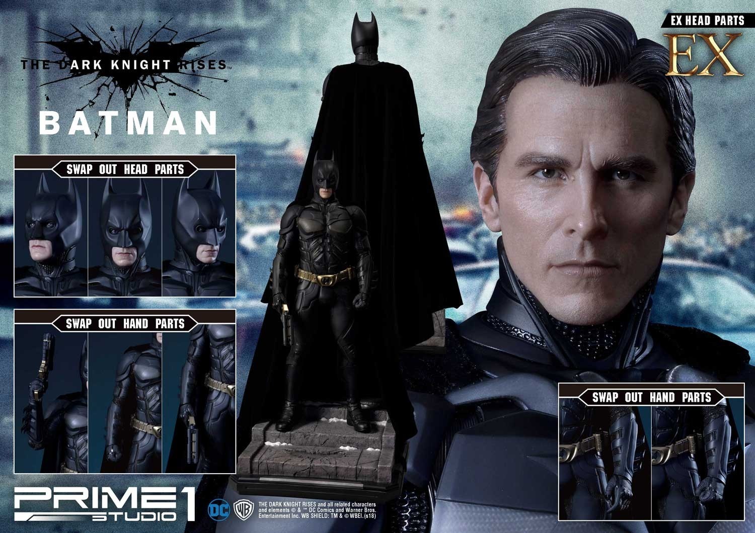 The Dark Knight Rises - Batman - Bruce Wayne - Museum Masterline Series (MMTDKR-02) - 1/3 (Prime 1 Studio) photo 9