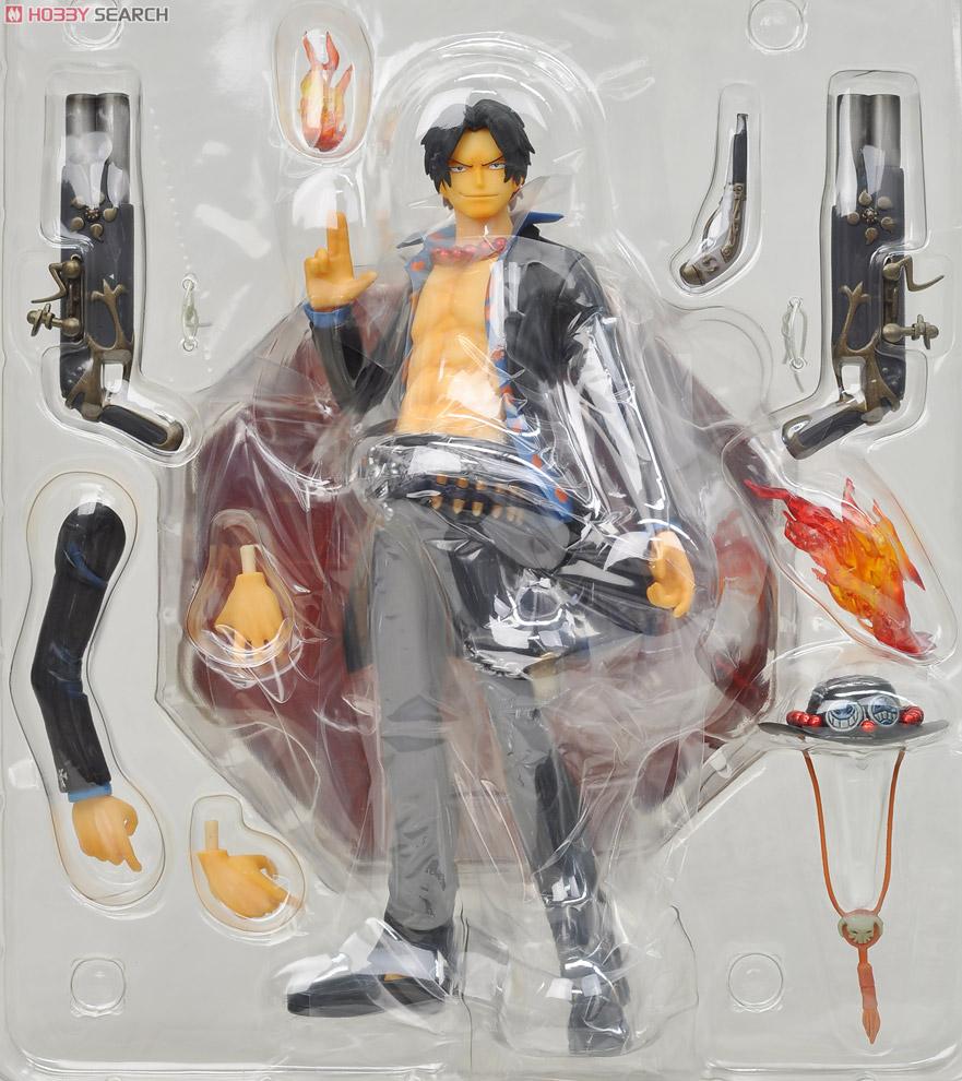 One Piece - Portgas D. Ace - Excellent Model - Portrait Of Pirates Strong Edition - 1/8 (MegaHouse) photo 2