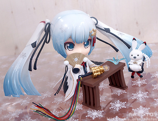 Vocaloid - Hatsune Miku - Rabbit Yukine - Nendoroid  (#850) - Snow, Crane Priestess Ver. (Good Smile Company) photo 21