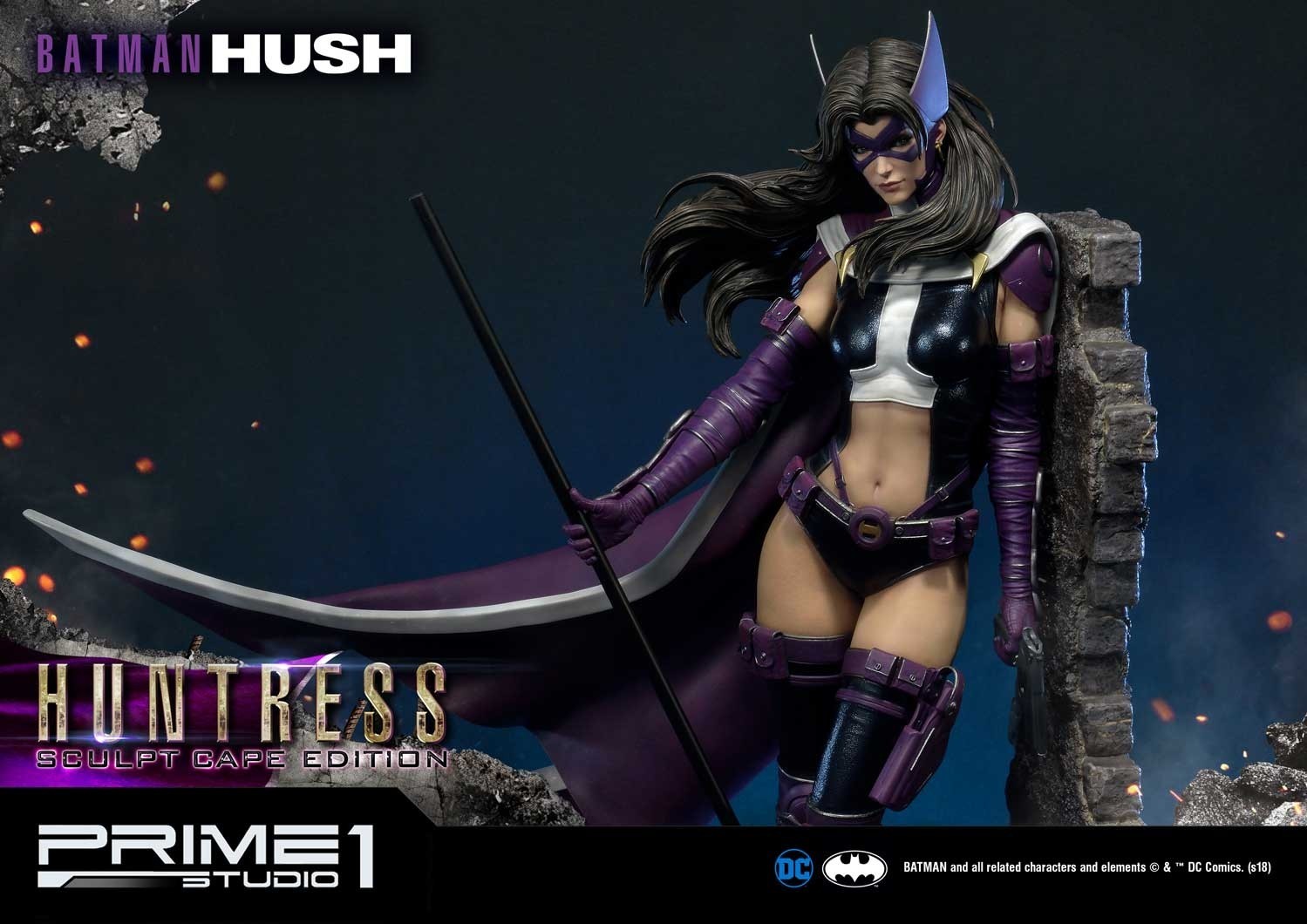 Batman: Hush - Huntress - Museum Masterline Series  (MMDCBH-04S) - 1/3 - Sculpt Cape Edition (Prime 1 Studio) photo 5