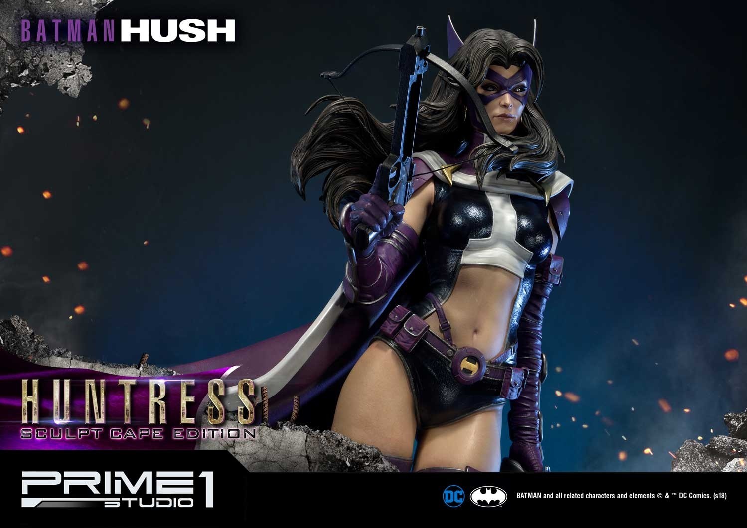 Batman: Hush - Huntress - Museum Masterline Series  (MMDCBH-04S) - 1/3 - Sculpt Cape Edition (Prime 1 Studio) photo 10