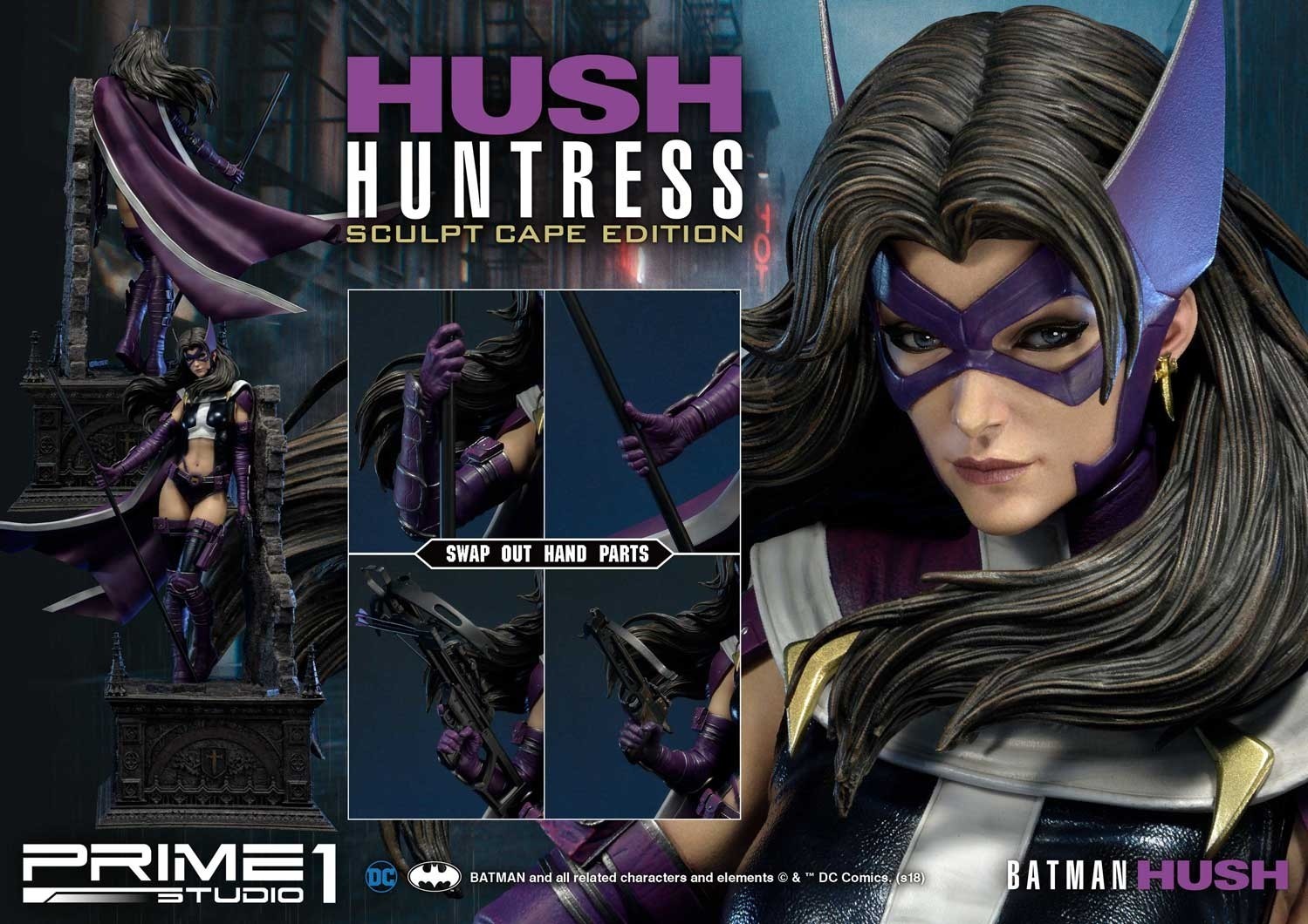 Batman: Hush - Huntress - Museum Masterline Series  (MMDCBH-04S) - 1/3 - Sculpt Cape Edition (Prime 1 Studio) photo 19