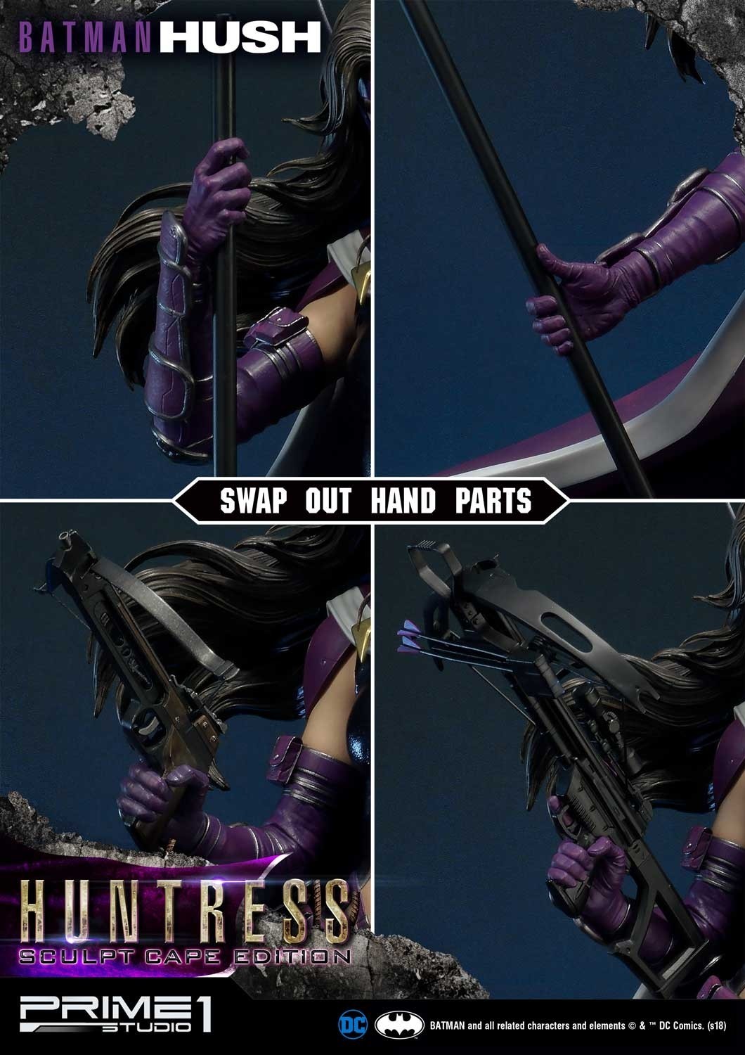 Batman: Hush - Huntress - Museum Masterline Series  (MMDCBH-04S) - 1/3 - Sculpt Cape Edition (Prime 1 Studio) photo 37
