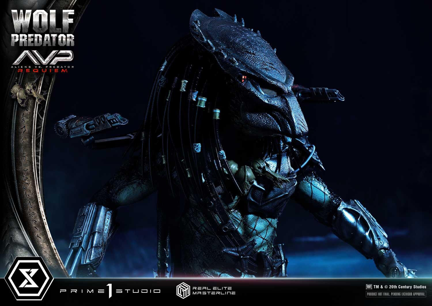Aliens Vs Predator: Requiem - Alien Warrior - Wolf Predator - Real Elite Masterline  (REMAVP-01) - 1/3 (Prime 1 Studio) photo 3