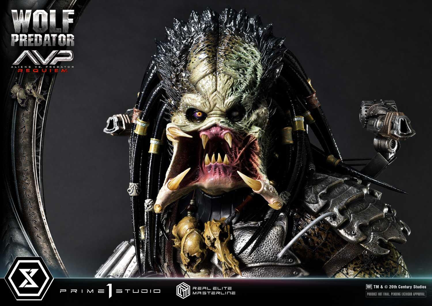 Aliens Vs Predator: Requiem - Alien Warrior - Wolf Predator - Real Elite Masterline  (REMAVP-01) - 1/3 (Prime 1 Studio) photo 5