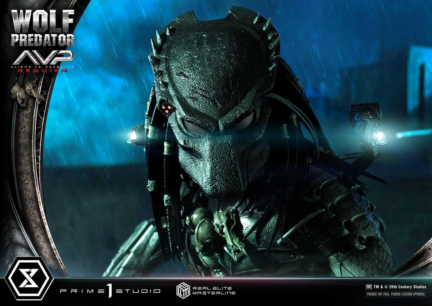 Aliens Vs Predator: Requiem - Alien Warrior - Wolf Predator - Real Elite Masterline  (REMAVP-01) - 1/3 (Prime 1 Studio) photo 12