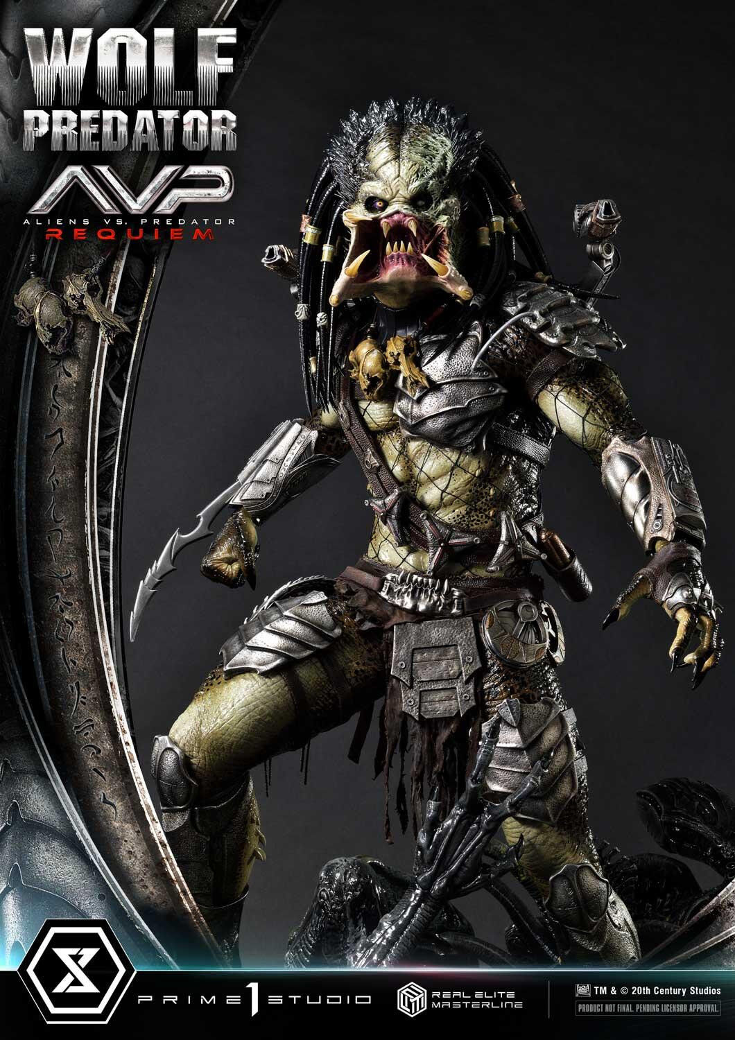 Aliens Vs Predator: Requiem - Alien Warrior - Wolf Predator - Real Elite Masterline  (REMAVP-01) - 1/3 (Prime 1 Studio) photo 24