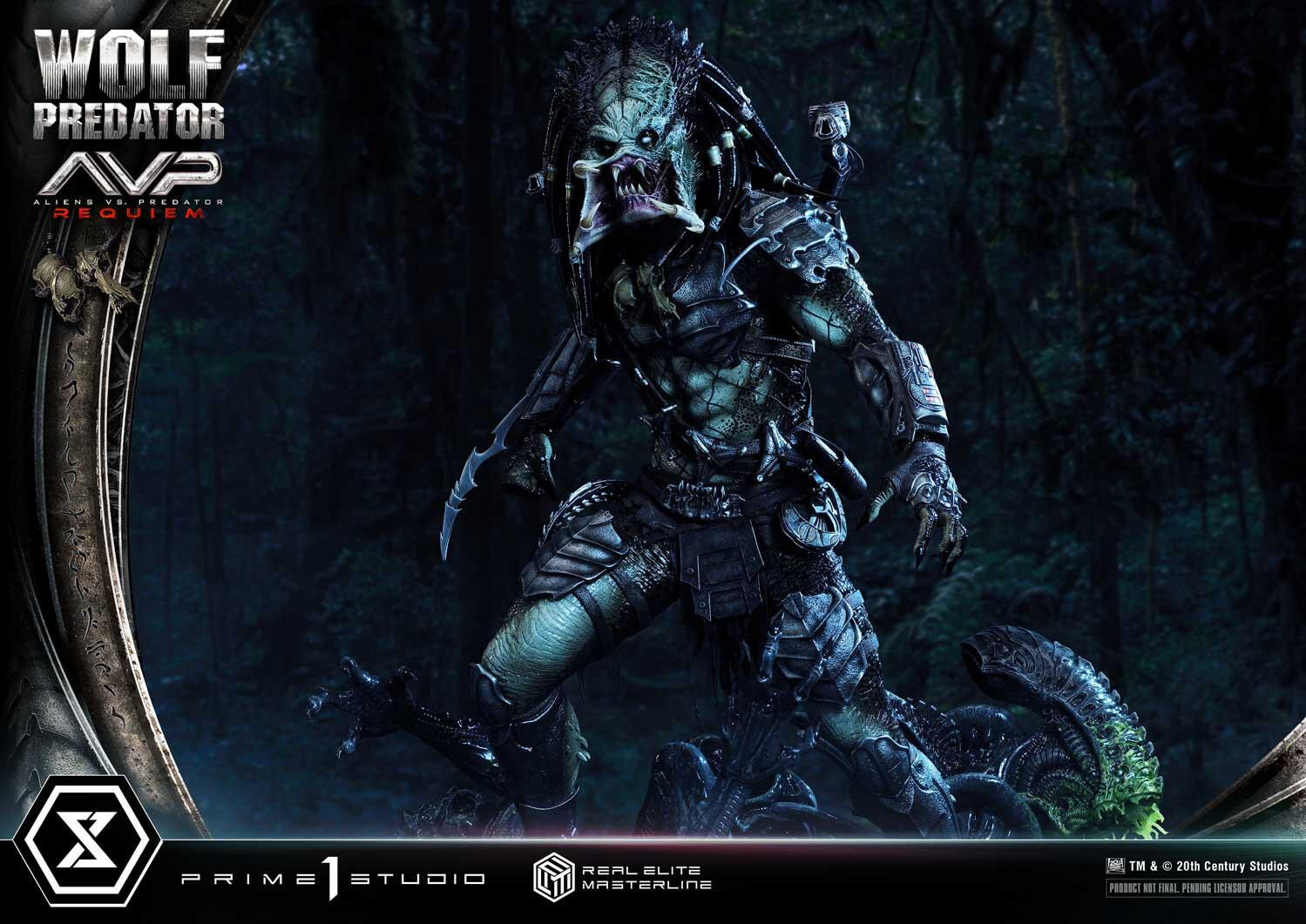 Aliens Vs Predator: Requiem - Alien Warrior - Wolf Predator - Real Elite Masterline  (REMAVP-01) - 1/3 (Prime 1 Studio) photo 27