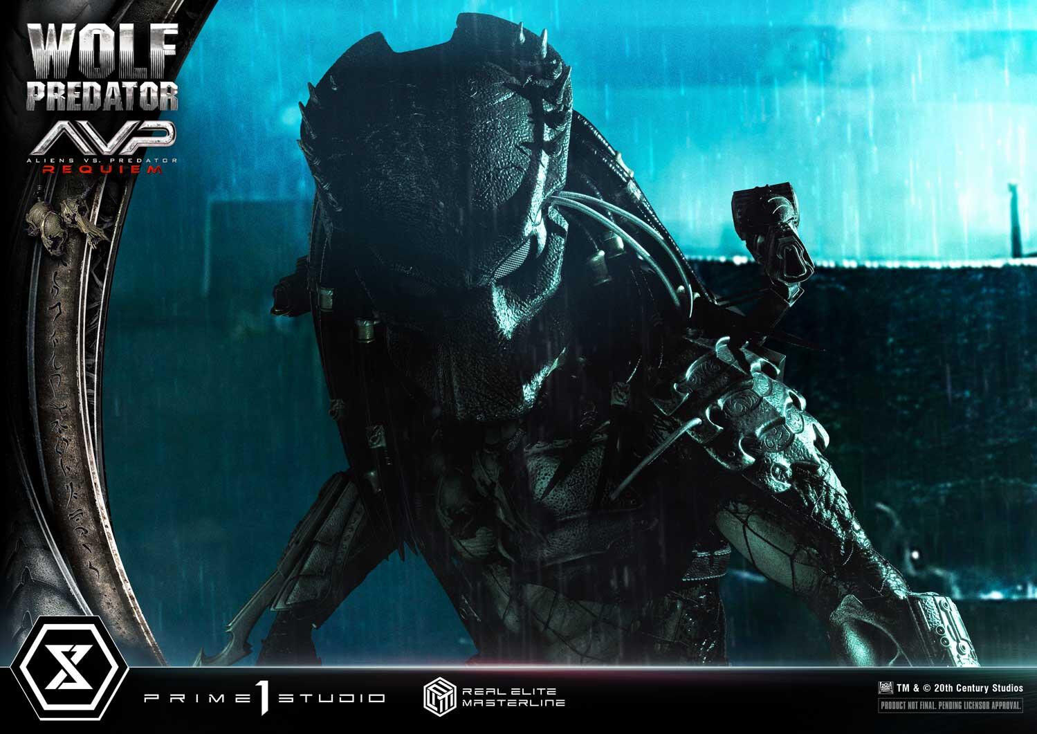 Aliens Vs Predator: Requiem - Alien Warrior - Wolf Predator - Real Elite Masterline  (REMAVP-01) - 1/3 (Prime 1 Studio) photo 28