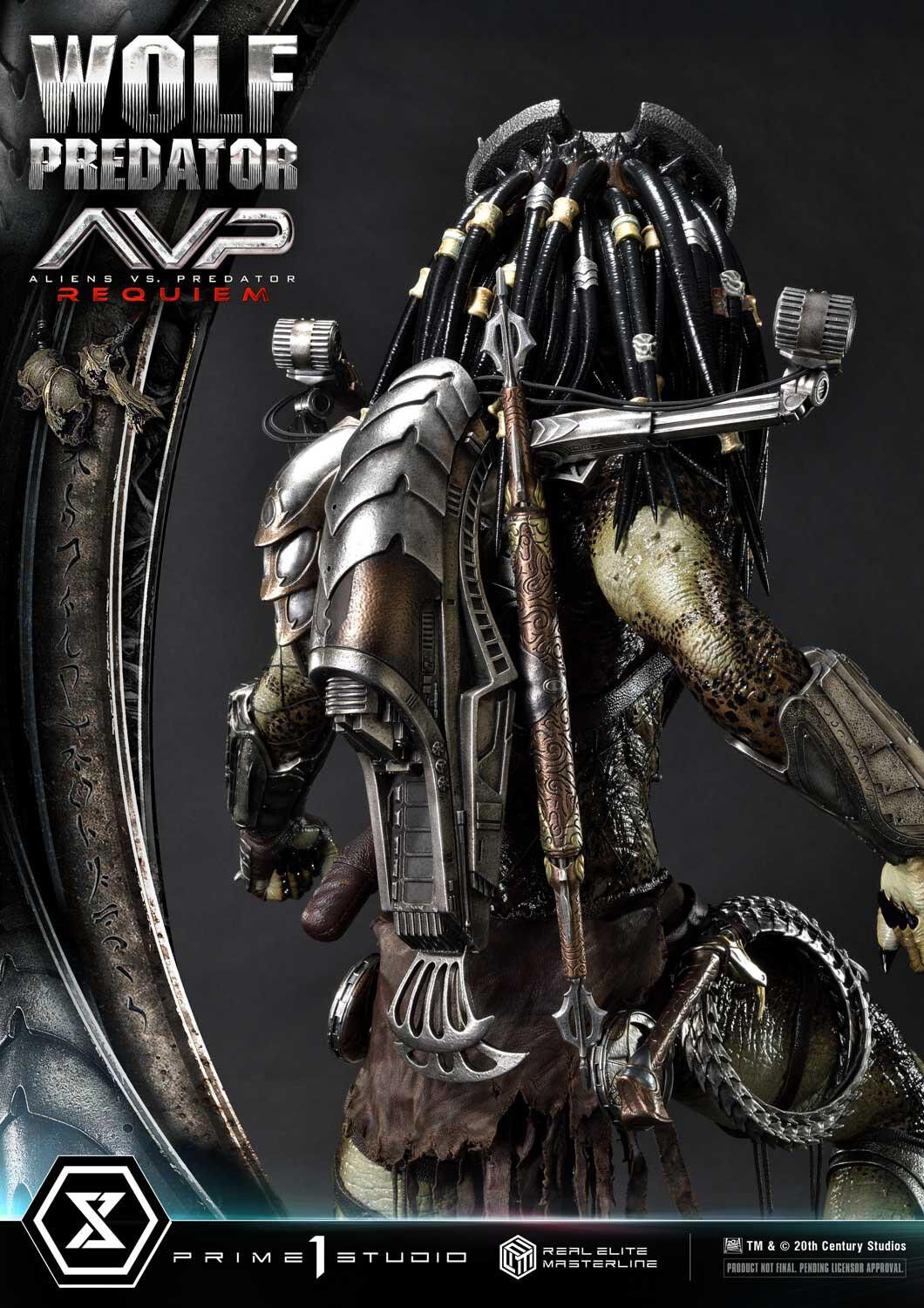Aliens Vs Predator: Requiem - Alien Warrior - Wolf Predator - Real Elite Masterline  (REMAVP-01) - 1/3 (Prime 1 Studio) photo 29