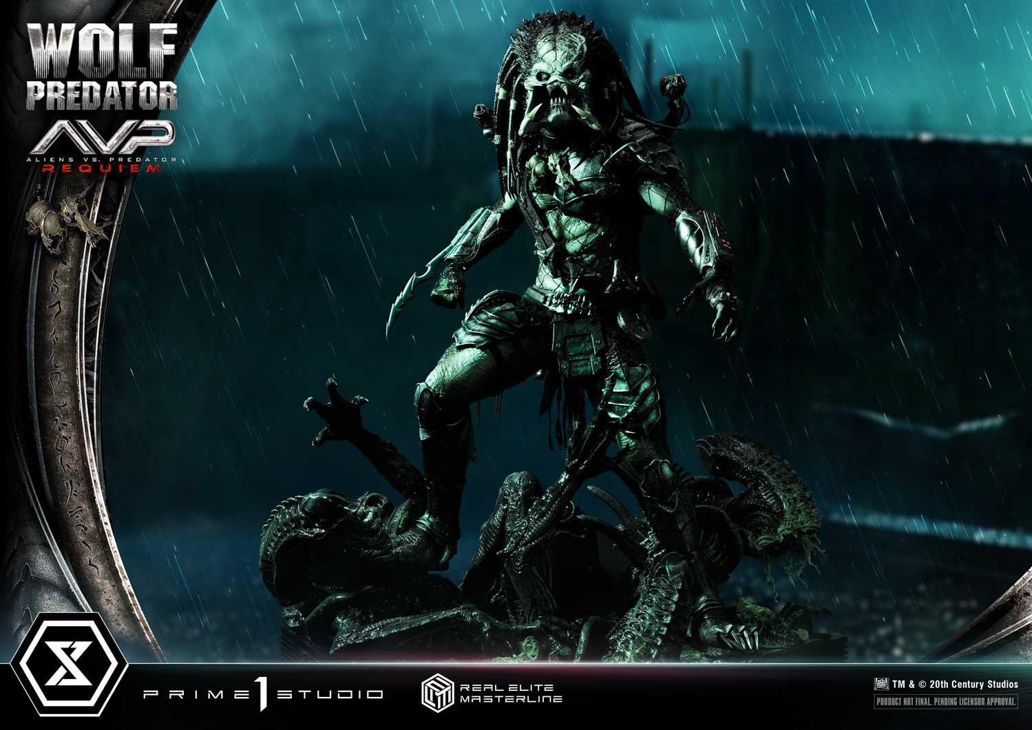 Aliens Vs Predator: Requiem - Alien Warrior - Wolf Predator - Real Elite Masterline  (REMAVP-01) - 1/3 (Prime 1 Studio) photo 31