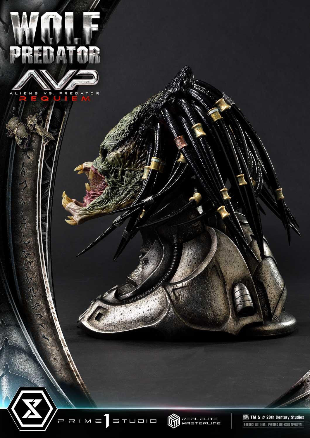Aliens Vs Predator: Requiem - Alien Warrior - Wolf Predator - Real Elite Masterline  (REMAVP-01) - 1/3 (Prime 1 Studio) photo 32