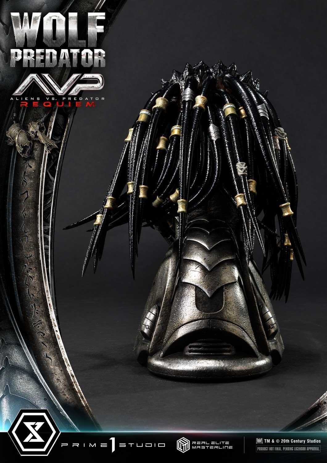 Aliens Vs Predator: Requiem - Alien Warrior - Wolf Predator - Real Elite Masterline  (REMAVP-01) - 1/3 (Prime 1 Studio) photo 33
