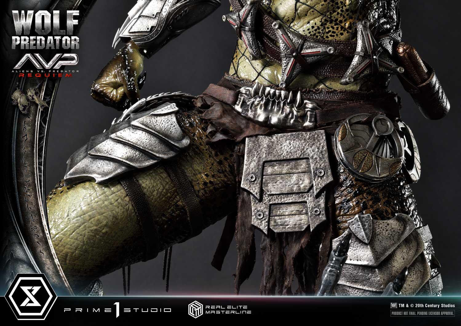 Aliens Vs Predator: Requiem - Alien Warrior - Wolf Predator - Real Elite Masterline  (REMAVP-01) - 1/3 (Prime 1 Studio) photo 35