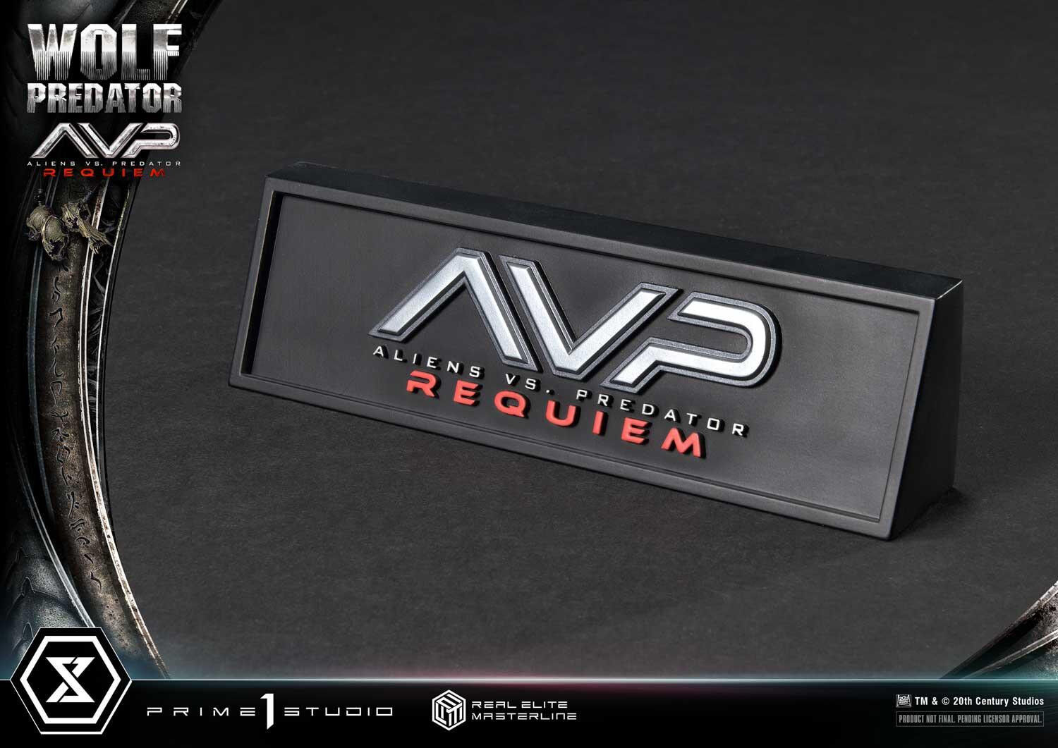 Aliens Vs Predator: Requiem - Alien Warrior - Wolf Predator - Real Elite Masterline  (REMAVP-01) - 1/3 (Prime 1 Studio) photo 37