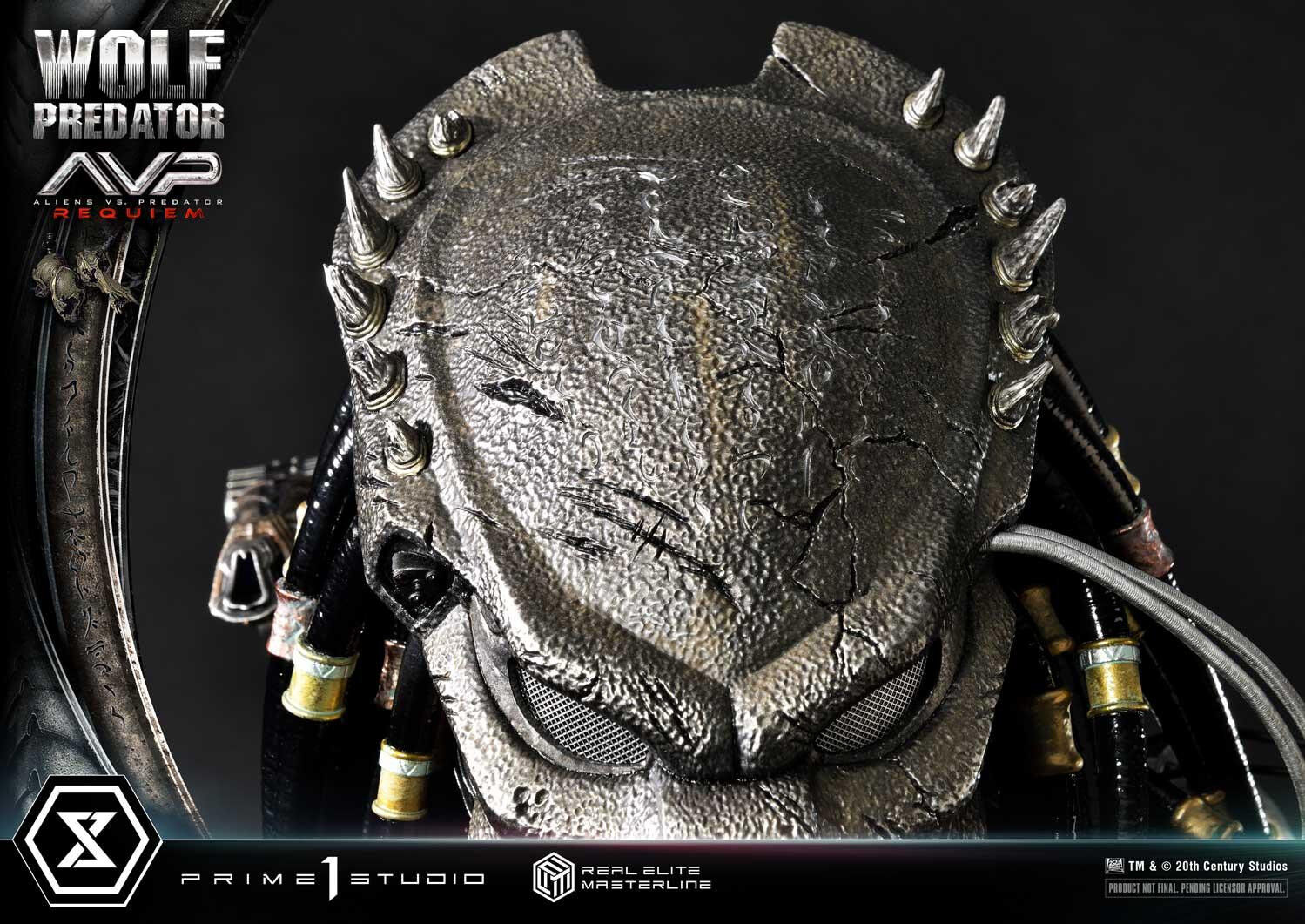 Aliens Vs Predator: Requiem - Alien Warrior - Wolf Predator - Real Elite Masterline  (REMAVP-01) - 1/3 (Prime 1 Studio) photo 39