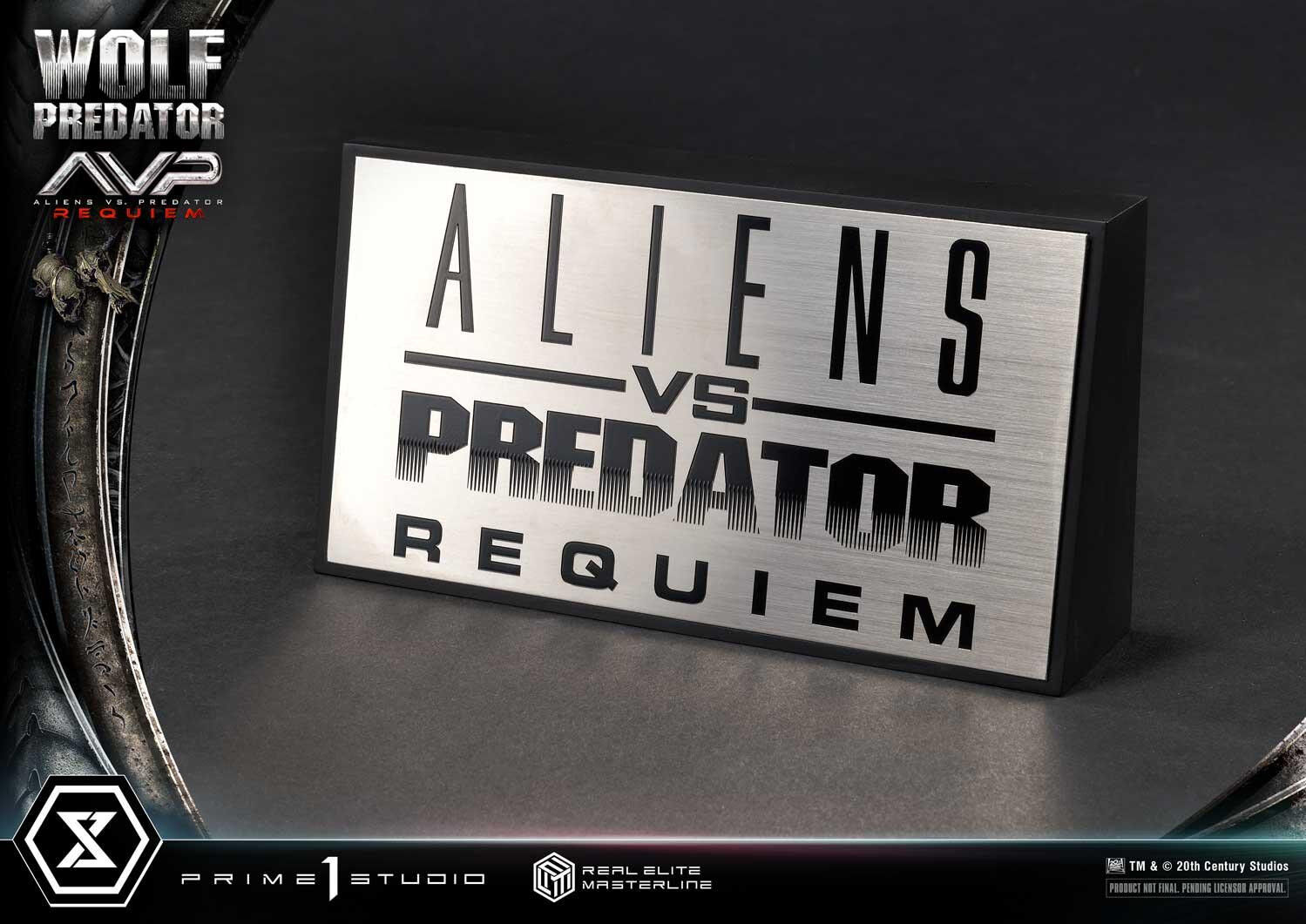 Aliens Vs Predator: Requiem - Alien Warrior - Wolf Predator - Real Elite Masterline  (REMAVP-01) - 1/3 (Prime 1 Studio) photo 41